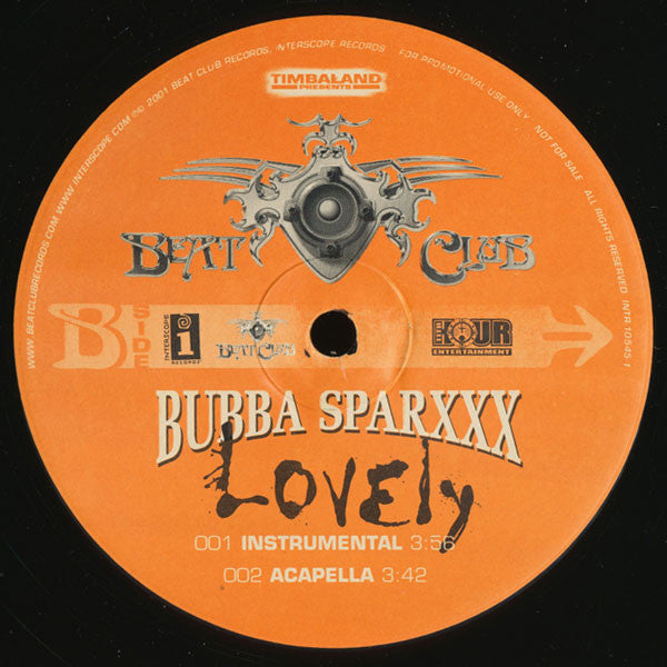 12": Bubba Sparxxx - Lovely