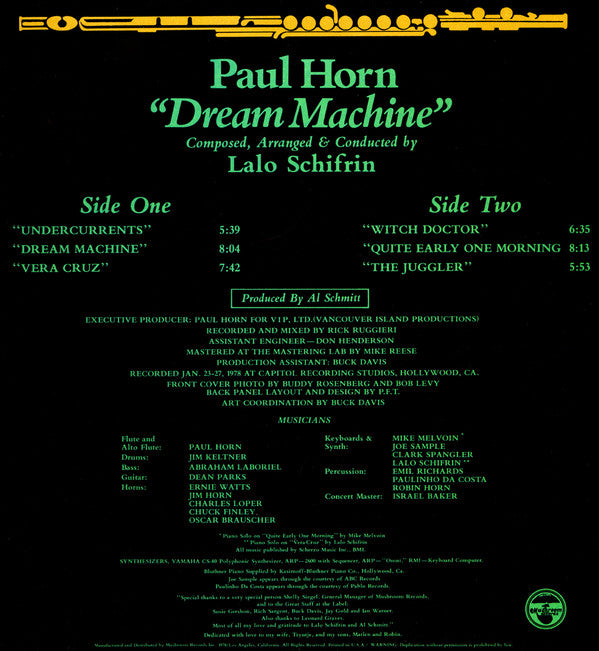 Paul Horn - Dream Machine