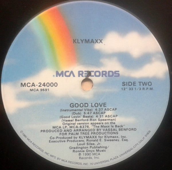 12": Klymaxx - Good Love