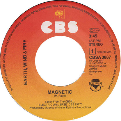 7" Single: Earth, Wind & Fire - Magnetic