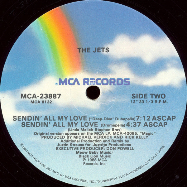 12": The Jets - Sendin' All My Love