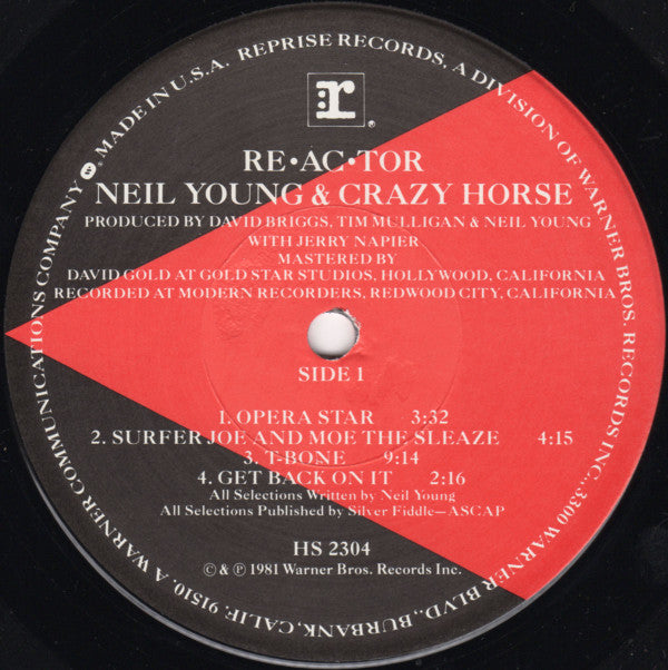 Neil Young, Crazy Horse - Re·ac·tor
