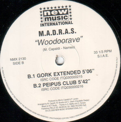 12" Single: M.A.D.R.A.S. - Woodoorave
