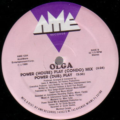 12" Single: Olga - Power Play