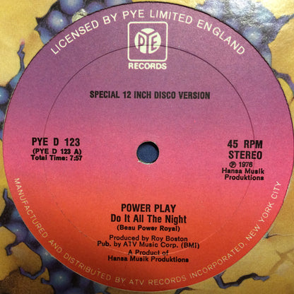 12" Single: Power Play - Do It All The Night