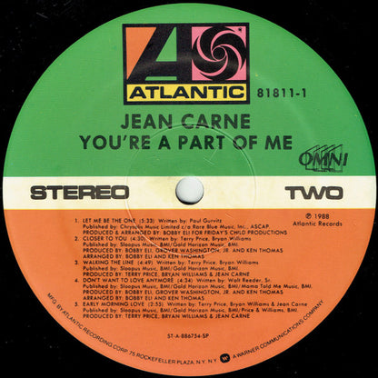 Jean Carn - You're A Part Of Me