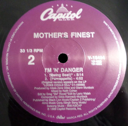 12" Single: Mother's Finest - I'm 'N' Danger