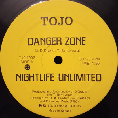 12" Single: Nightlife Unlimited - Danger Zone