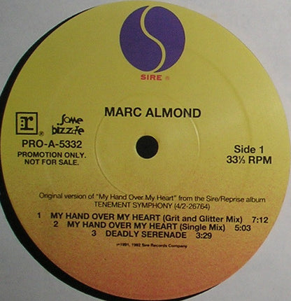 Marc Almond - My Hand Over My Heart