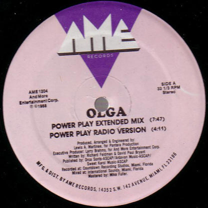 12" Single: Olga - Power Play