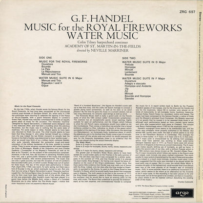 Georg Friedrich Händel - Music For The Royal Fireworks / Water Music