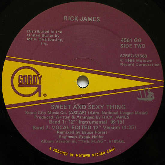12" Single: Rick James - Sweet And Sexy Thing (Special 12" Remix)
