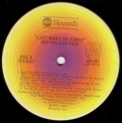 Rhythm Heritage - Last Night On Earth