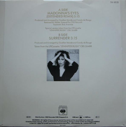 12" Single: Jennifer Rush - Madonna's Eyes
