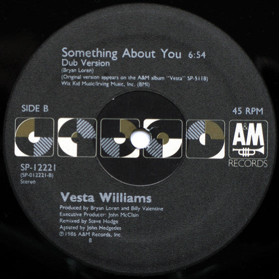 12": Vesta Williams - Something About You