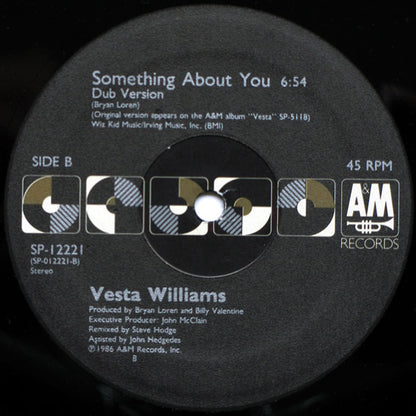 12" Single: Vesta Williams - Something About You