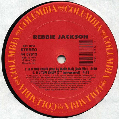 12" Single: Rebbie Jackson - R U Tuff Enuff