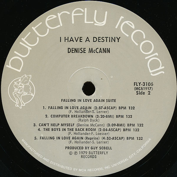 Denise McCann - I Have A Destiny