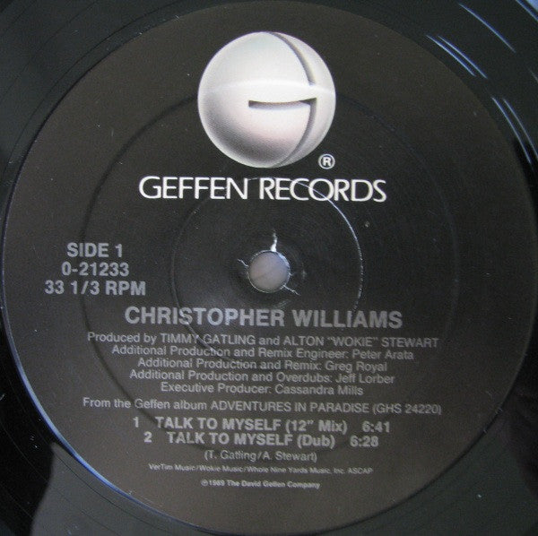 12": Christopher Williams - Talk To Myself
