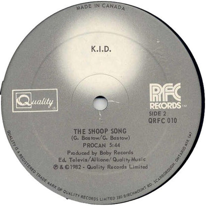 12" Single: K.I.D. - I Wanna Piece Of The Action