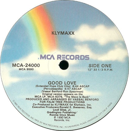 12" Single: Klymaxx - Good Love