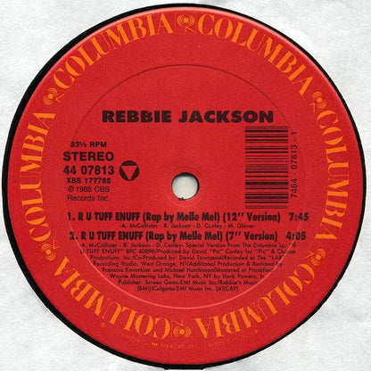 12" Single: Rebbie Jackson - R U Tuff Enuff