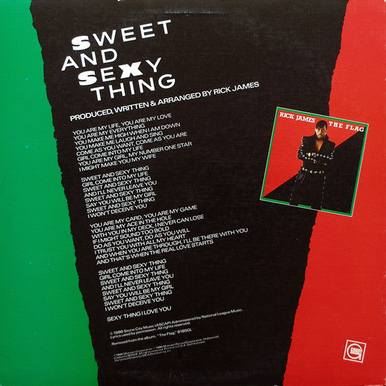 12" Single: Rick James - Sweet And Sexy Thing (Special 12" Remix)