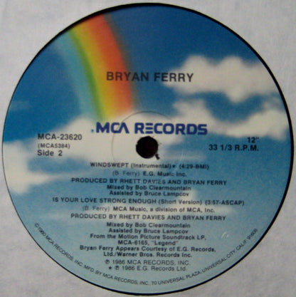 12" Single: Bryan Ferry - Is Your Love Strong Enough (Extended Version)