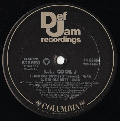 12" Single: LL Cool J - Big Ole Butt / One Shot At Love