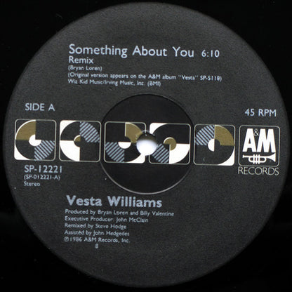 12" Single: Vesta Williams - Something About You