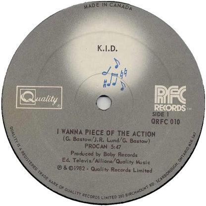 12" Single: K.I.D. - I Wanna Piece Of The Action