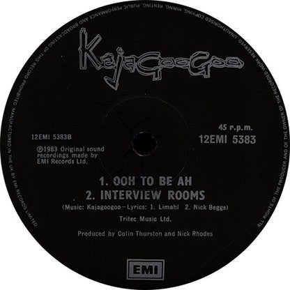 12" Single: Kajagoogoo - Ooh To Be Ah (The Construction Mix)