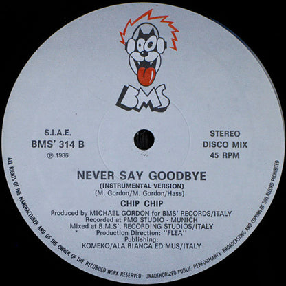 12" Single: Chip Chip - Never Say Goodbye