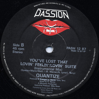 12" Single: Quantize - You've Lost That Lovin' Feeling