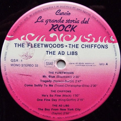Various - The Fleetwoods / Frankie Avalon / The Chiffons / The Ad Libs