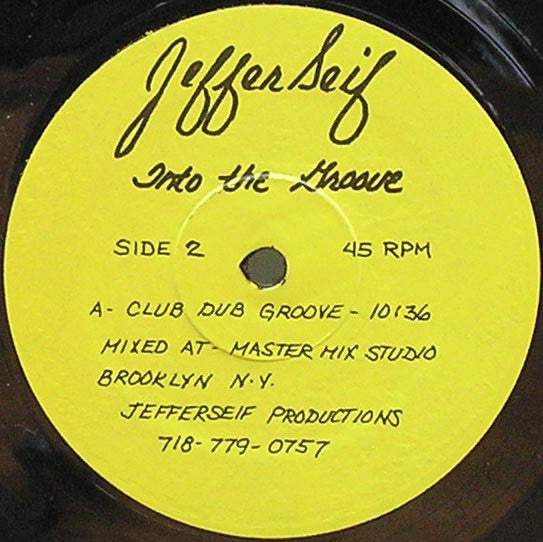 12": JefferSeif - Into The Groove