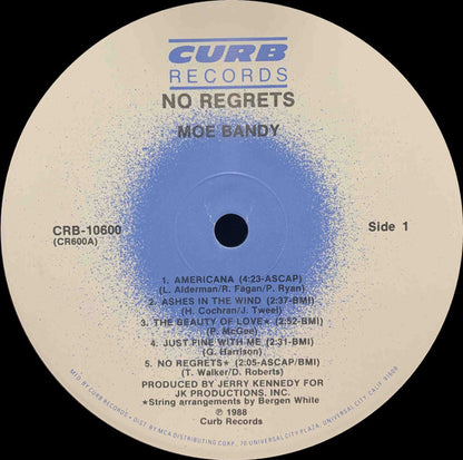 Moe Bandy - No Regrets