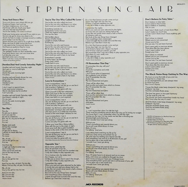 Stephen Sinclair - Sad And Lonely Saturday Night