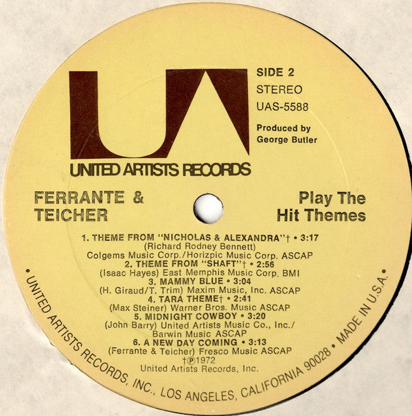 Ferrante & Teicher - Play The Hit Themes