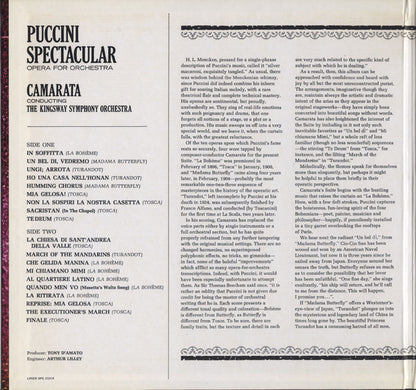Giacomo Puccini, Tutti Camarata, The Kingsway Symphony Orchestra - Puccini Spectacular (Opera For Orchestra)