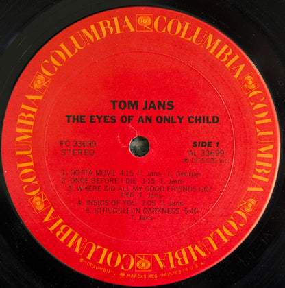 Tom Jans - The Eyes Of An Only Child