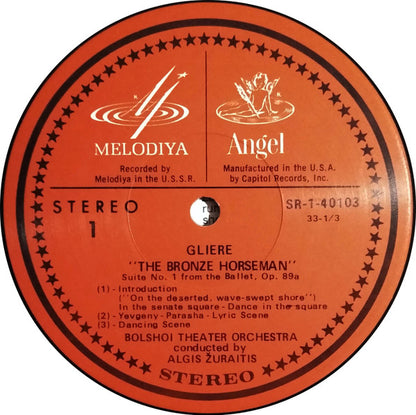 Reinhold Glière, Algis Žiūraitis, Bolshoi Theatre Orchestra - Music From The Ballet - The Bronze Horseman