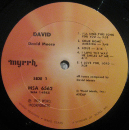 David Meece - David