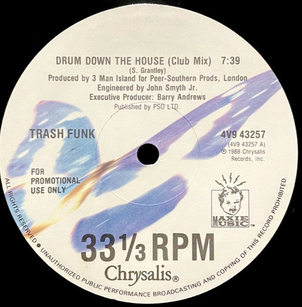 12": Trash Funk - Drum Down The House