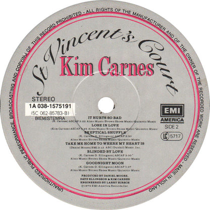 Kim Carnes - St Vincent's Court