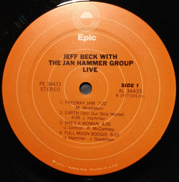 Jeff Beck, Jan Hammer Group - Live