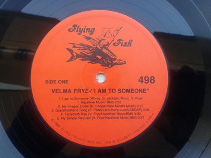 Velma Frye - I Am To Someone