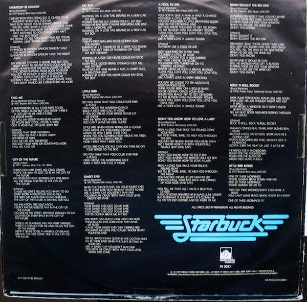 Starbuck (2) - Rock 'N Roll Rocket