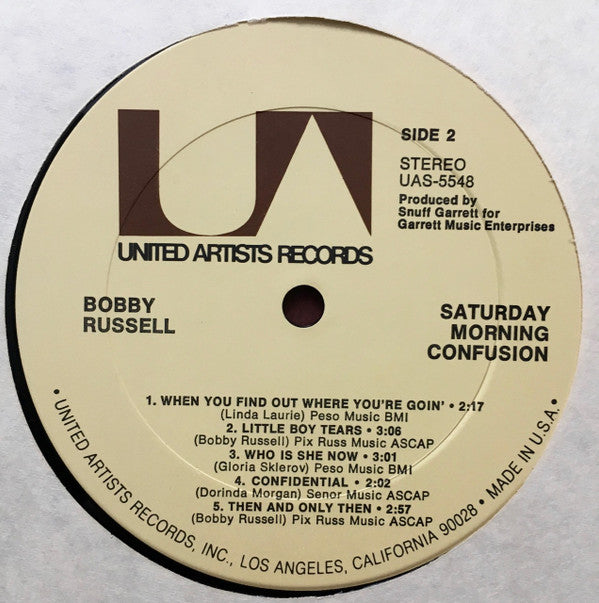 Bobby Russell - Saturday Morning Confusion