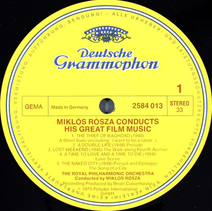 Miklós Rózsa, Royal Philharmonic Orchestra - Miklós Rózsa Conducts His Great Film Music